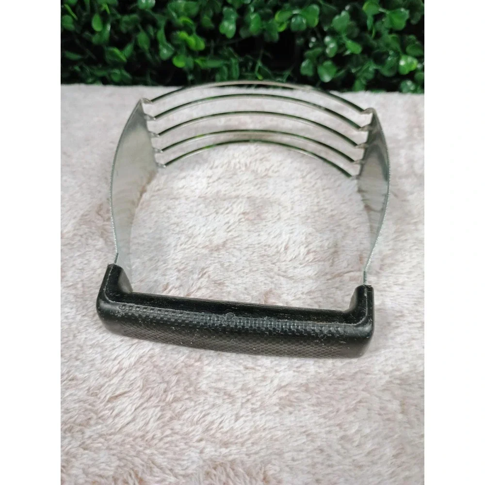 Vtg EKCO Chromium Plated Dough Blender Pastry‎ Cutter Black Handle USA 1486255